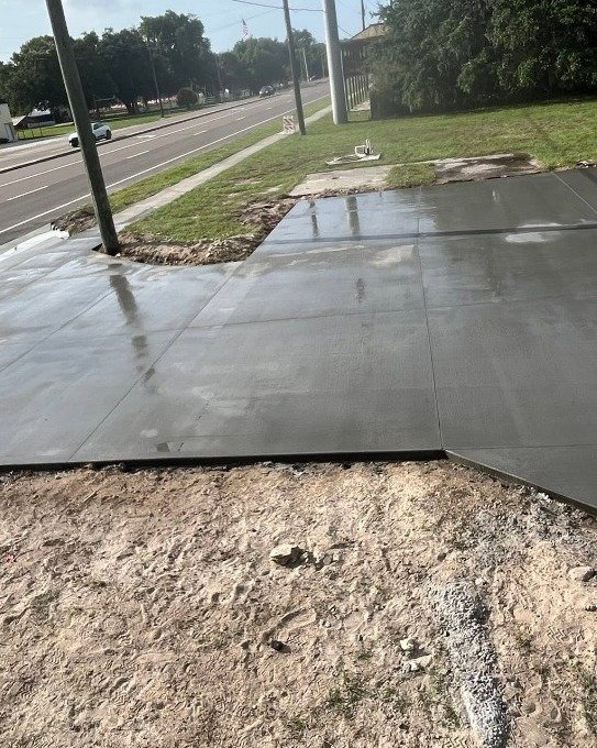Commercial Concrete Parking Lot in Durham, NC