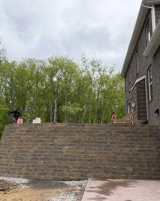 Concrete Retaining Wall Installation in Durham, NC