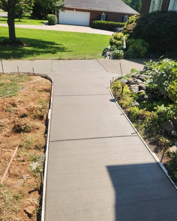 Concrete Sidewalk Installation in Durham, NC