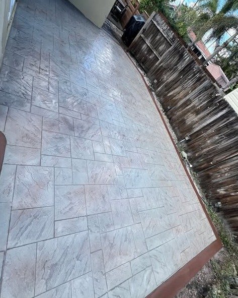 Decorative Concrete Finish in Durham, NC